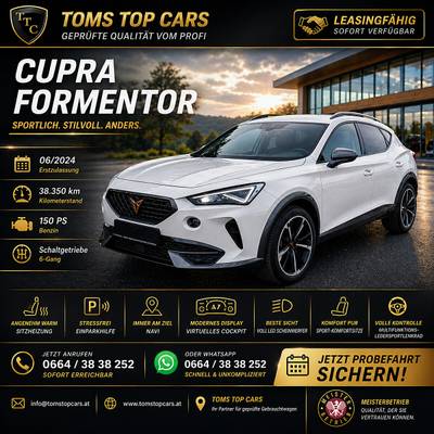 Cupra Formentor 1,5 TSI ACT Cupra, Anhängevorr, Sitzh...