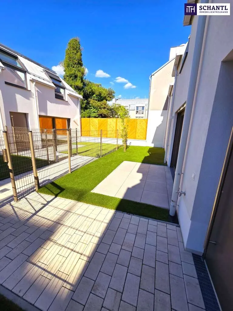 Fire Sale! Ihr neues Familienparadies! WOW - Cooles Townhouse mit Garten! 4 Zimmer + Ideale Raumaufteilung + Erdwärme + Absolute Ruhelage + Tiefgarage! Nachhaltig und zukunftssicher investiert! – pohled 3