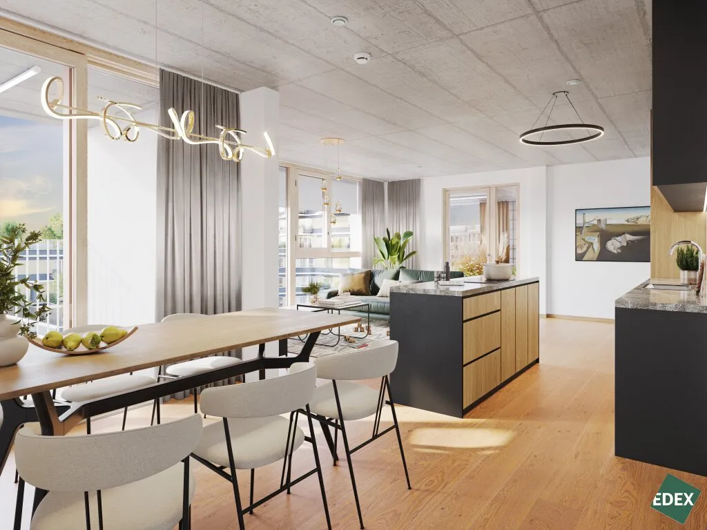 VILLAGE IM DRITTEN | Geräumige 3-Zimmer Wohnung mit zwei Freiflächen, Wien