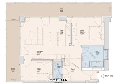 3-Zimmer-Wohnung mieten in Wien – 81,1 m², € 2.700 – Bild 21 von 21