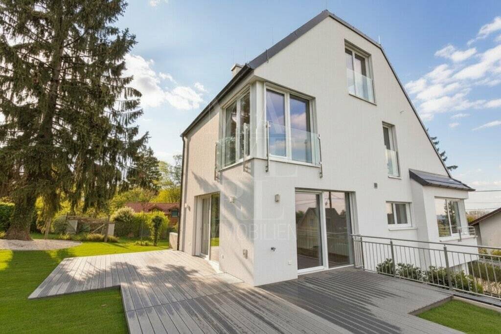 Modernes Einfamilienhaus mit Blick über Wien, Klimaanlage - Ansicht 2