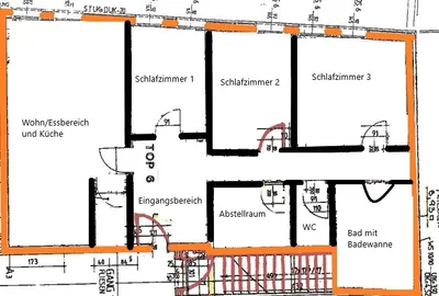 4-Zimmer-Wohnung kaufen in Perg – 86 m², € 219.000 – Bild 9 von 12