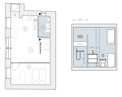 Short-Term-Rental | All-In | Beautifully furnished 1-BR Apartment nearby U2 – Bild 2