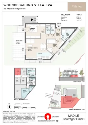 2-Zimmer-Wohnung kaufen in Klagenfurt – 67,29 m², € 578.000 – Bild 3 von 3