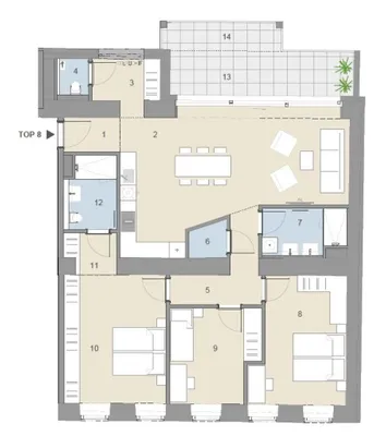 4-Zimmer-Wohnung kaufen in Wien – 110,17 m², € 1.045.000 – Bild 10 von 10