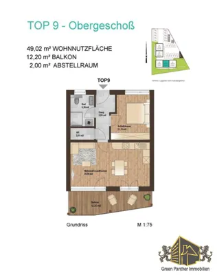 2-Zimmer-Wohnung kaufen in Weiz – 50 m², € 192.500 – Bild 13 von 14