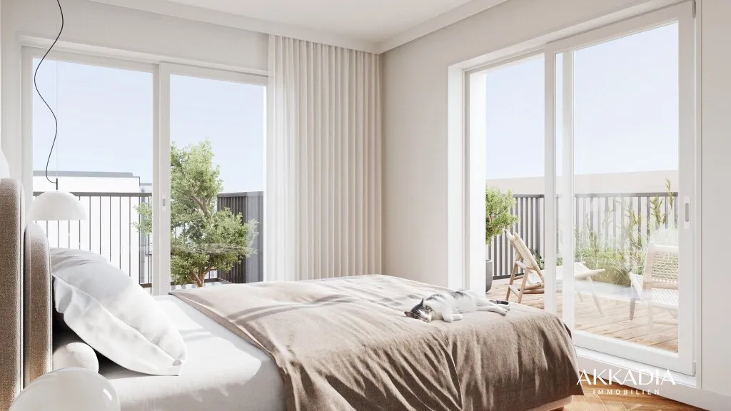 Großzügige Dachgeschoss-Wohnung mit drei Freiflächen - 4 Zimmer, Wien