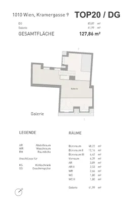 3-Zimmer-Gewerbeimmobilie mieten in Wien – 128 m², € 3.971 – Bild 17 von 21