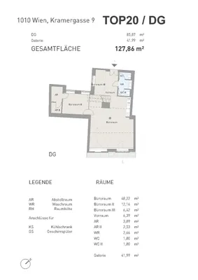 3-Zimmer-Gewerbeimmobilie mieten in Wien – 128 m², € 3.971 – Bild 16 von 21