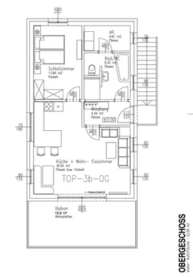 2-Zimmer-Wohnung kaufen in Vöcklabruck – 61 m², € 276.800 – Bild 2 von 2