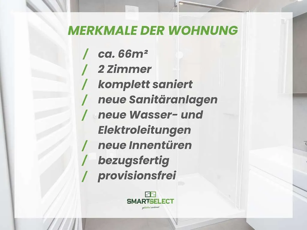 Smarter Grundriss trifft auf coole Lage - Entzückende und provisionsfreie 2 Zimmer Eigentumswohnung in 1200 Wien! ERSTBEZUG NACH KOMPLETTSANIERUNG! - Ansicht 2