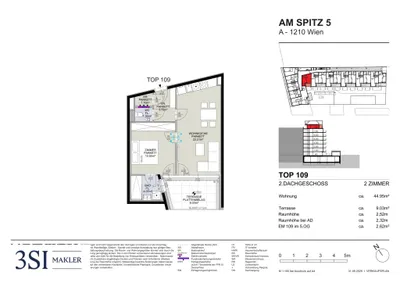 2-Zimmer-Wohnung kaufen in Wien – 44,95 m², € 333.500 – Bild 6 von 6