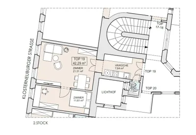 2-Zimmer-Wohnung kaufen in Wien – 42,29 m², € 219.000 – Bild 9 von 9