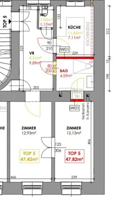 Wohnung kaufen in Wien – 47,82 m², € 315.650 – Bild 11 von 11