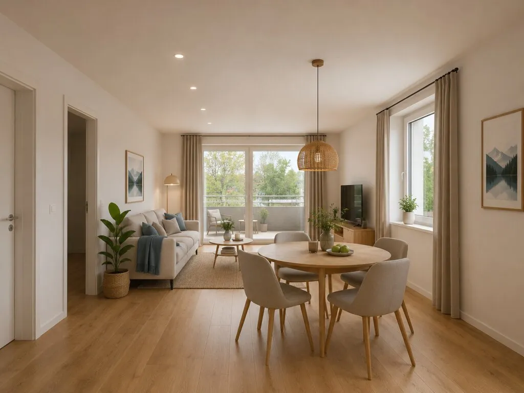 Geräumige 3 Zimmer Wohnung mit außergewöhnlicher Freifläche in Graz Andritz - Ansicht 2