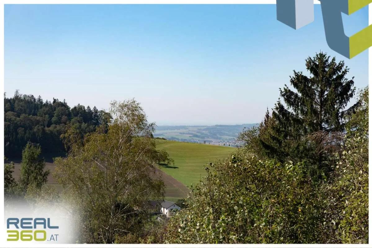 Idyllisches Hanggrundstück mit grandioser Aussicht in Stadtnähe! - Ansicht 3