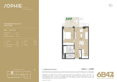 2-Zimmer-Wohnung kaufen in Wien – 46,22 m², € 515.000 – Bild 13 von 13