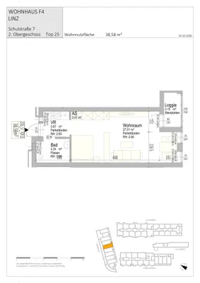 1-Zimmer-Wohnung mieten in Linz – 38,58 m², € 810 – Bild 6 von 34
