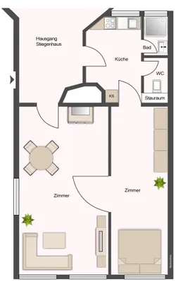 2-Zimmer-Wohnung mieten in Feldkirch – 65 m², € 955 – Bild 10 von 11