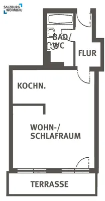 1-Zimmer-Wohnung mieten in Zell am See – 45 m², € 893 – Bild 2 von 2