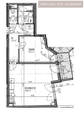 2-Zimmer-Wohnung mieten in Wien – 56,51 m², € 1.379 – Bild 9 von 10