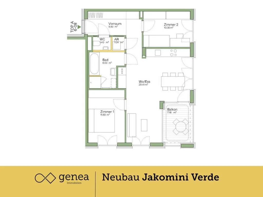 JV Haus A | Provisionsfrei | Exklusives Wohnen im Herzen von Graz - Ansicht 3