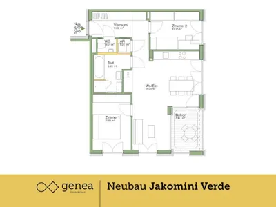 3-Zimmer-Wohnung kaufen in Graz – 70,25 m², € 359.000 – Bild 3 von 22
