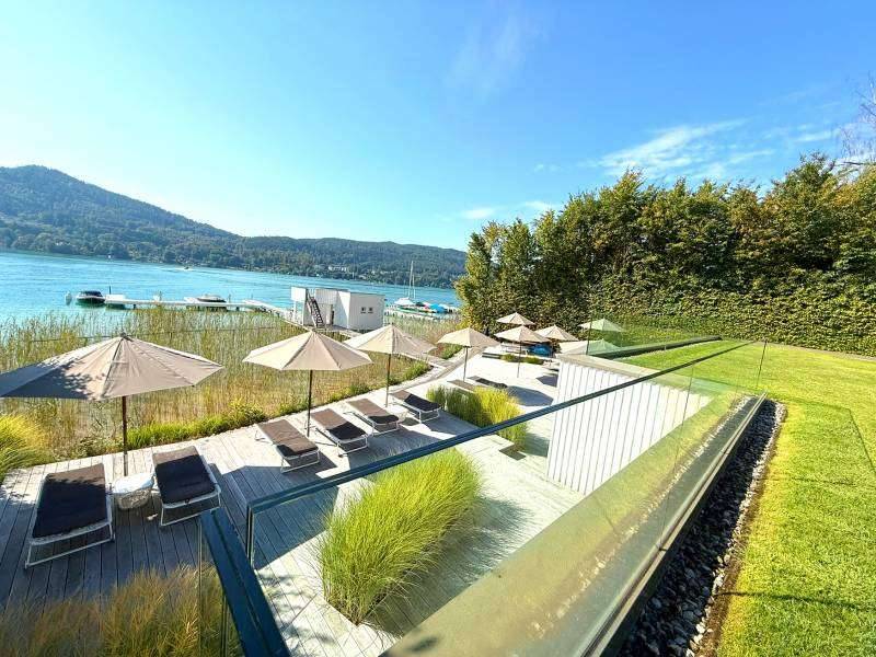 Premium-Seewohnung mit großem Strandbereich und Bootsliegeplatz am Wörthersee - Ansicht 2