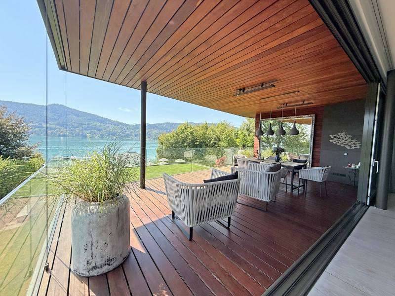 Premium-Seewohnung mit großem Strandbereich und Bootsliegeplatz am Wörthersee - Ansicht 3
