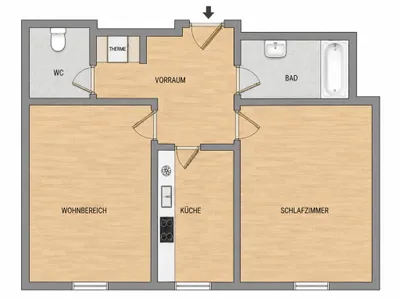 2-Zimmer-Wohnung kaufen in Wien – 63 m², € 230.000 – Bild 8 von 9