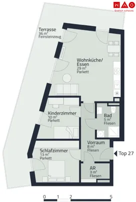 3-Zimmer-Wohnung mieten in Graz – 68,2 m², € 1.219 – Bild 12 von 12
