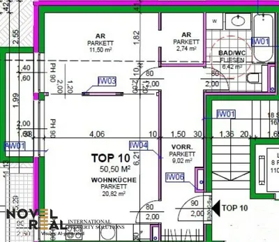 2-Zimmer-Wohnung mieten in Wien – 50,5 m², € 1.250 – Bild 19 von 19