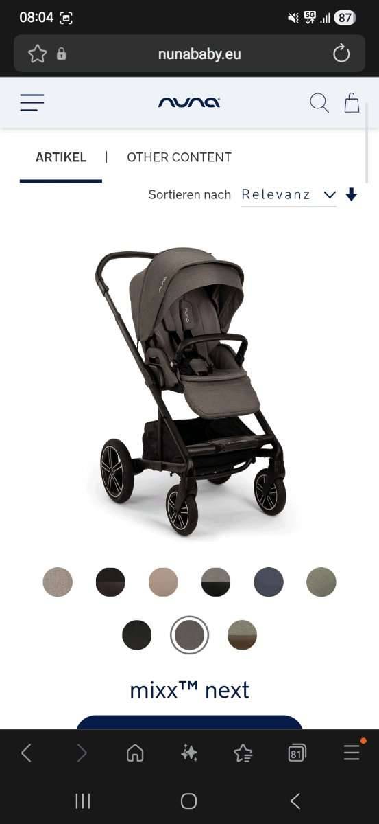 NUNA Miix next Kinderwagen 3 in 1,  620,- (9773 Irschen) - willhaben
