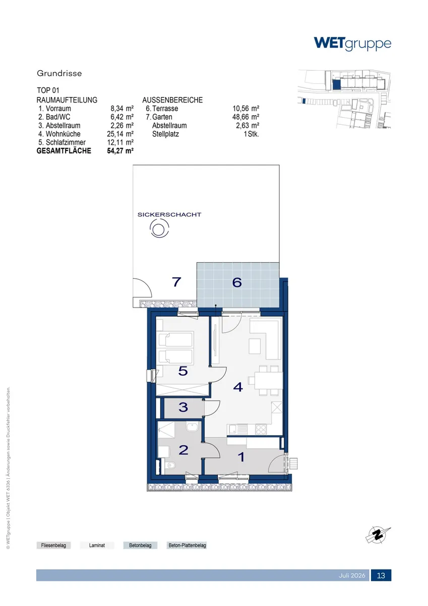 Wohnung – Hochwolkersdorf - Ansicht 2