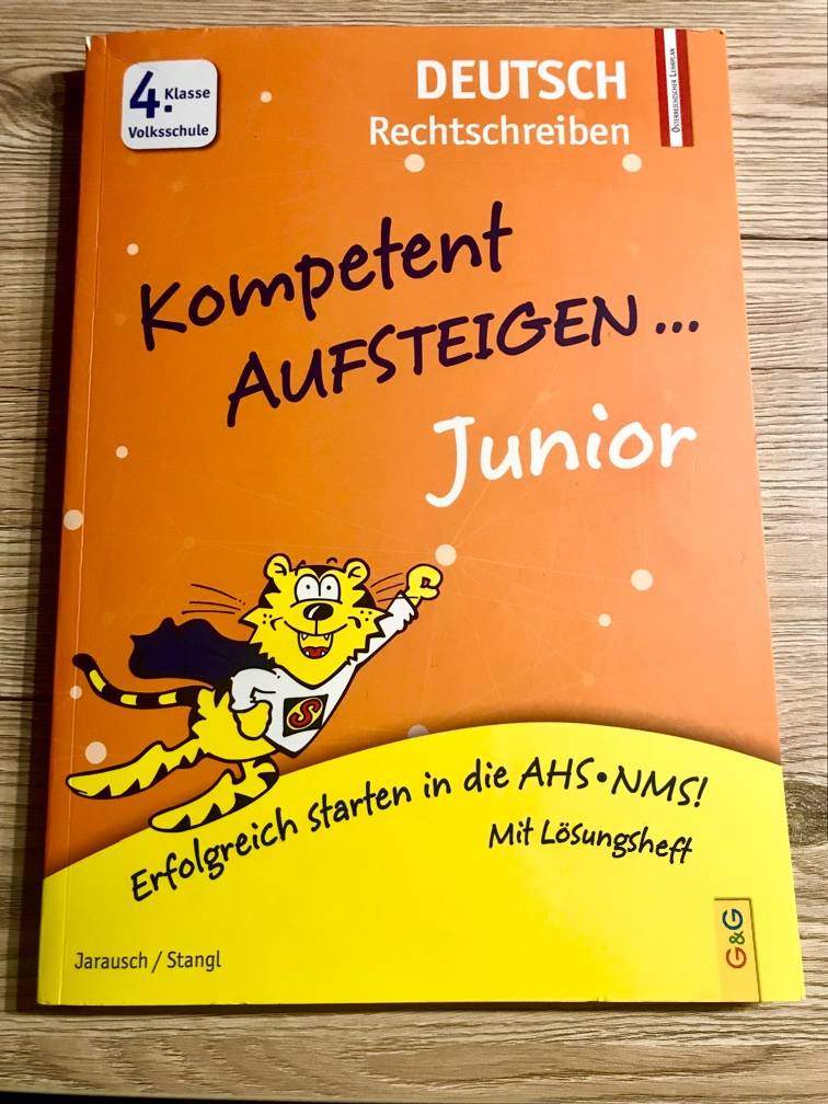 Lernhilfe "Kompetent AUFSTEIGEN Junior - DEUTSCH Rechtschreiben 4. Klasse Volksschule, gebraucht