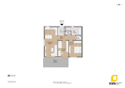 3-Zimmer-Wohnung kaufen in Graz – 72,09 m², € 445.605 – Bild 3 von 5