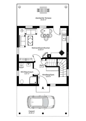 4-Zimmer-Haus kaufen in Tamsweg – 73,29 m², € 398.000 – Bild 15 von 16