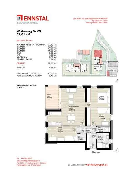 NEUBAU - Geförderte Mietwohnung mit Kaufoption in Anger - Ansicht 2