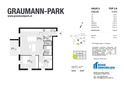 3-Zimmer-Wohnung kaufen in Linz Land – 71,42 m², € 433.200 – Bild 14 von 14