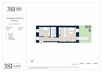 2-Zimmer-Wohnung kaufen in Wien – 42,35 m², € 255.000 – Bild 10 von 10