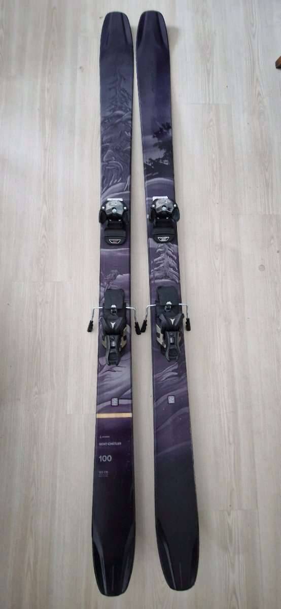 Atomic bent chetler 100 freeride Ski mit atomic Warden 13 Bindung