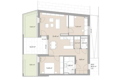 3-Zimmer-Wohnung kaufen in Innsbruck – 79,91 m², € 620.000 – Bild 12 von 12