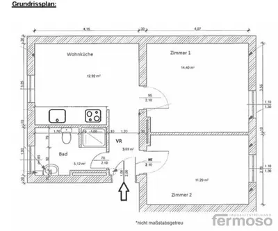 2-Zimmer-Wohnung mieten in Bruck an der Leitha – 48 m², € 715 – Bild 9 von 9