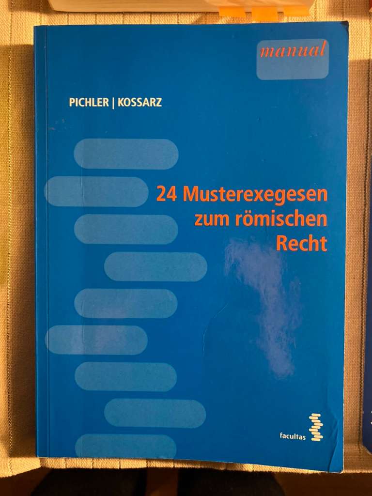 Römisches Recht Bücher für Füm 1, € 1,- (1090 Wien) - willhaben