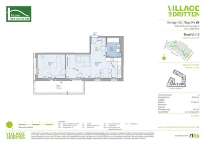 2-Zimmer-Wohnung mieten in Wien – 51,19 m², € 1.199 – Bild 21 von 21