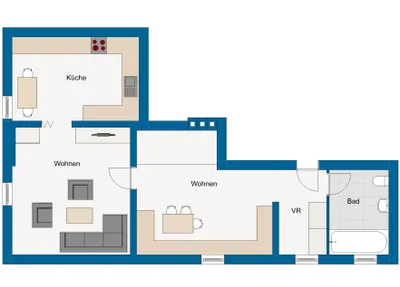 Wohnung mieten in Graz – 51,79 m², € 641 – Bild 7 von 7