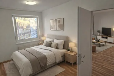Urbanes Wohnen am Waldmüllerpark - Stilvolle 2-Zimmer-Wohnung mit Fernblick – Bild 3