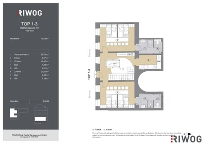 3-Zimmer-Wohnung kaufen in Wien – 80,33 m², € 257.000 – Bild 13 von 13