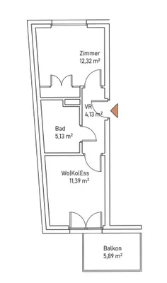2-Zimmer-Wohnung kaufen in Graz – 32,98 m², € 168.000 – Bild 9 von 9