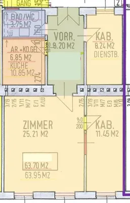 3-Zimmer-Wohnung kaufen in Wien – 63,7 m², € 299.000 – Bild 8 von 8